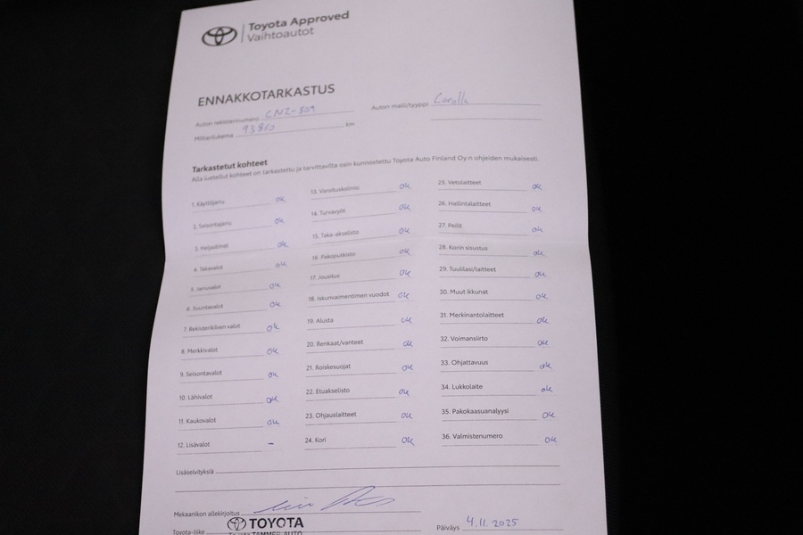 Toyota Corolla vaihtoauto