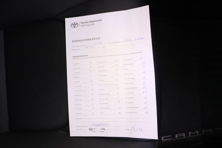 Toyota Camry vaihtoauto