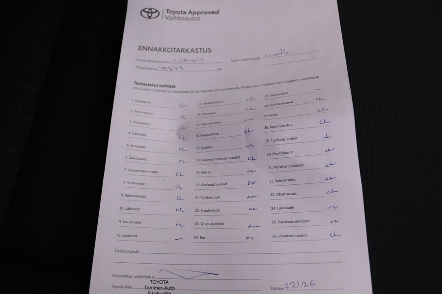 Toyota Corolla vaihtoauto