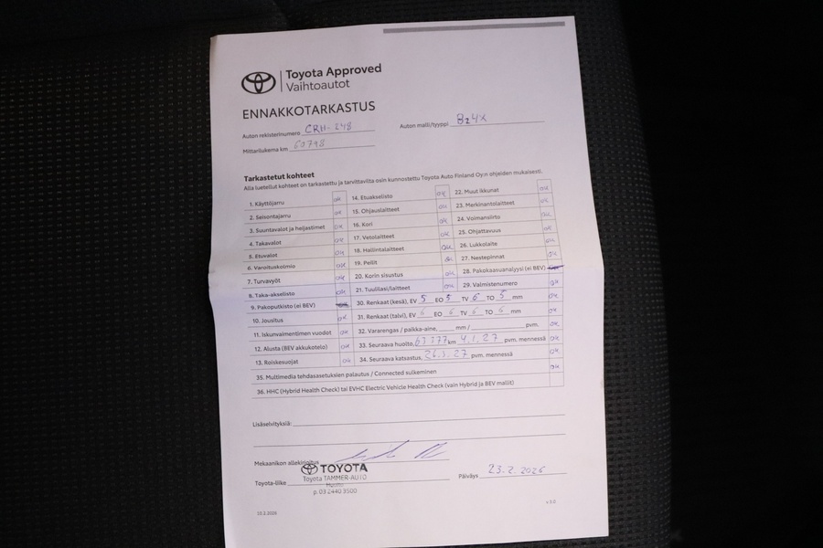 Toyota bZ4X vaihtoauto