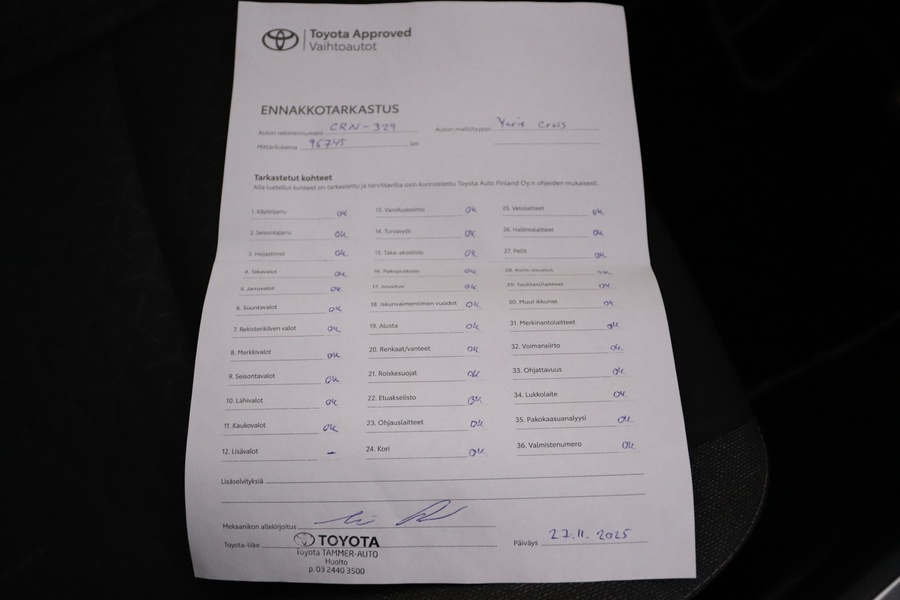 Toyota Yaris Cross vaihtoauto