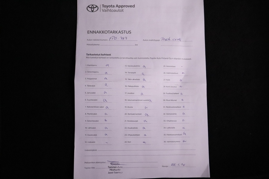 Toyota Corolla vaihtoauto