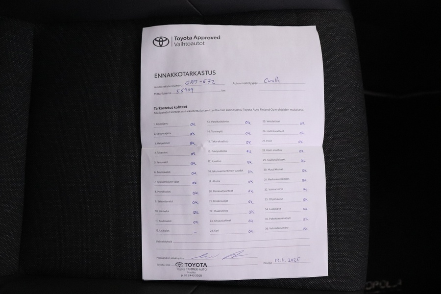 Toyota Corolla vaihtoauto