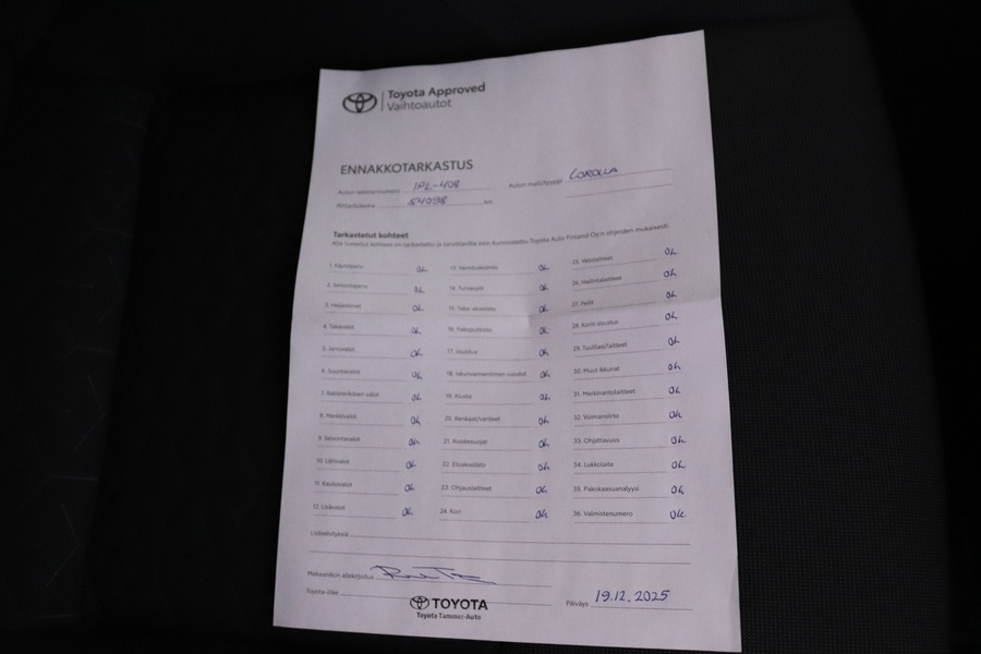 Toyota Corolla vaihtoauto