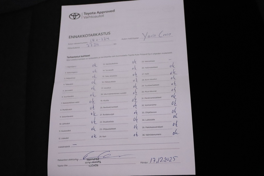 Toyota Yaris Cross vaihtoauto