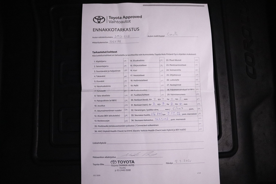 Toyota Corolla vaihtoauto