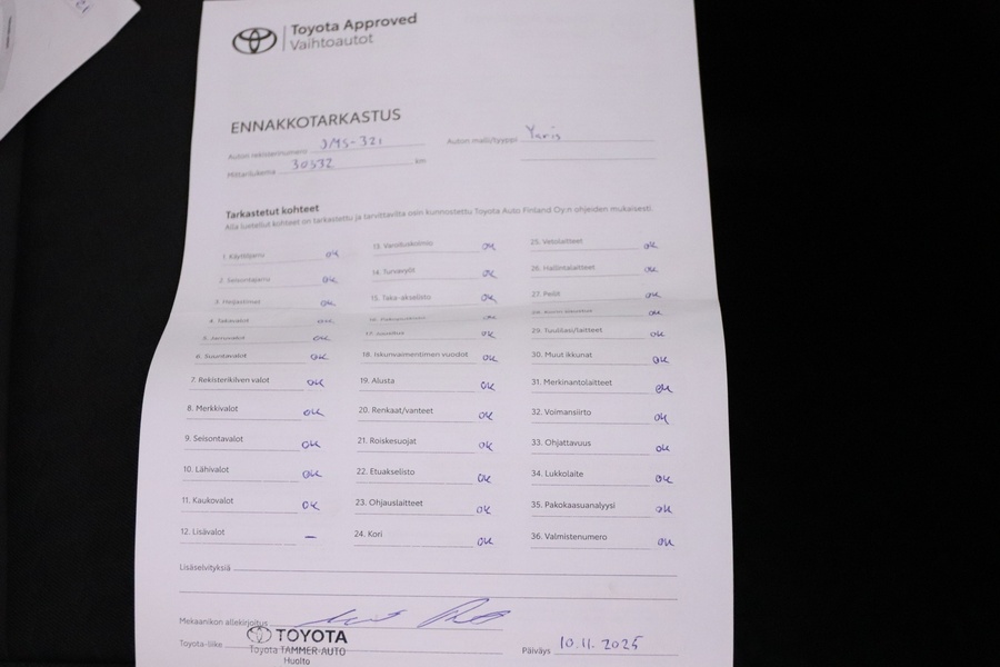 Toyota Yaris vaihtoauto