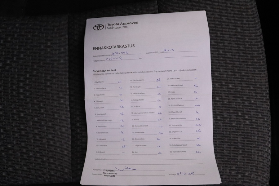 Toyota Auris vaihtoauto