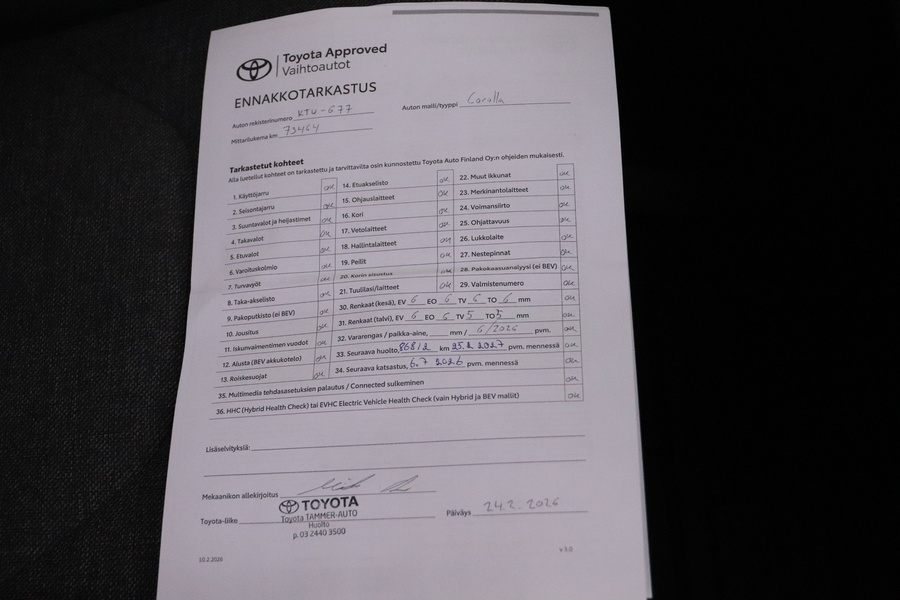 Toyota Corolla vaihtoauto