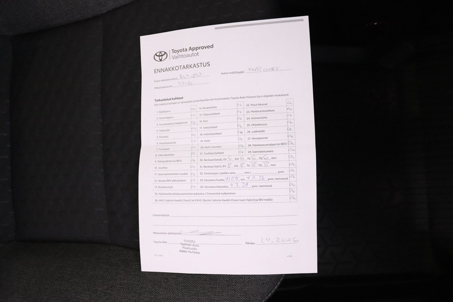 Toyota Yaris Cross vaihtoauto