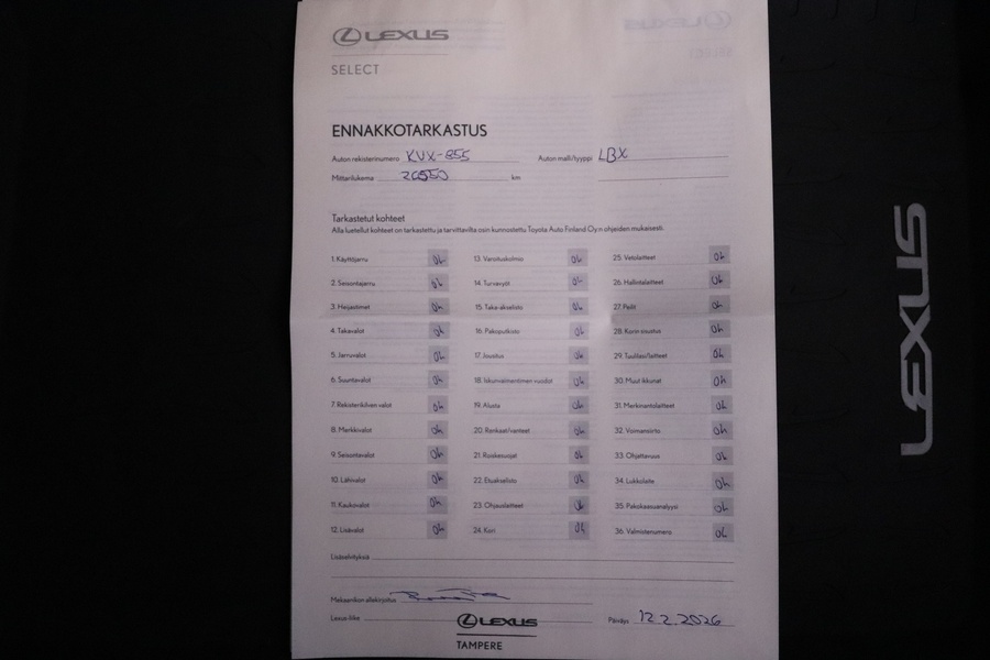 Lexus LBX vaihtoauto