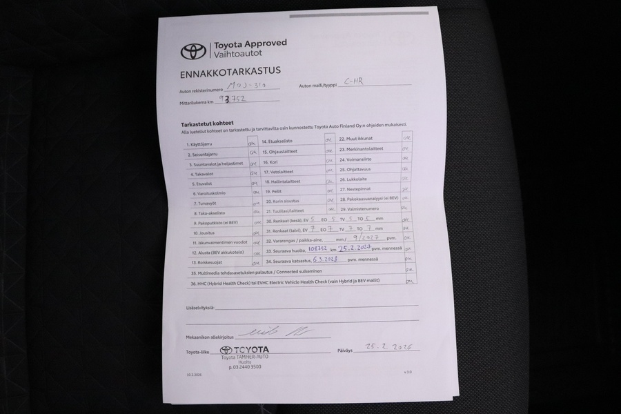 Toyota C-HR vaihtoauto