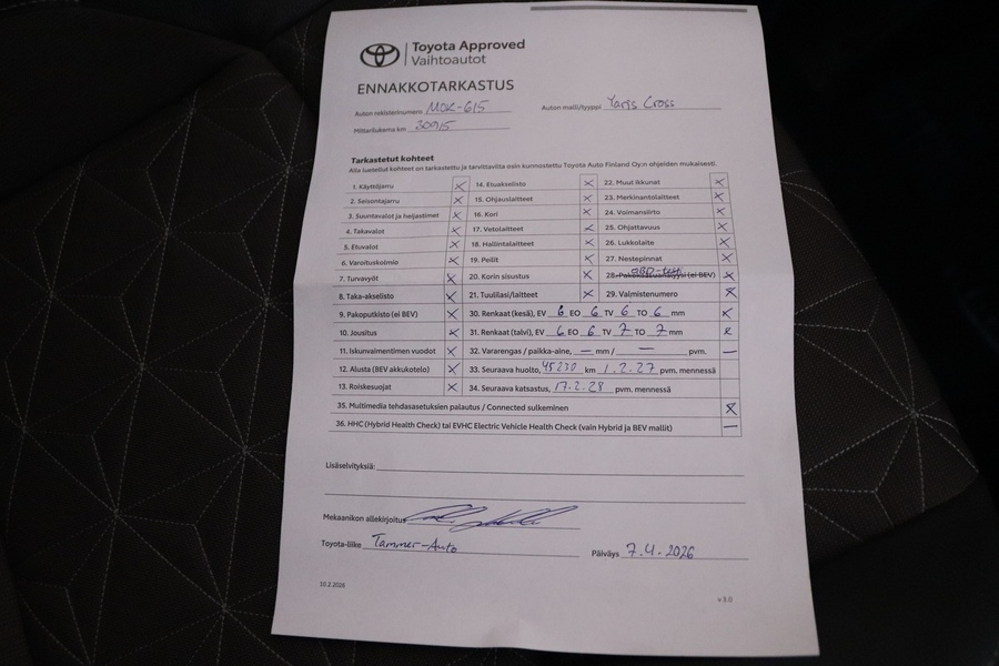 Toyota Yaris Cross vaihtoauto