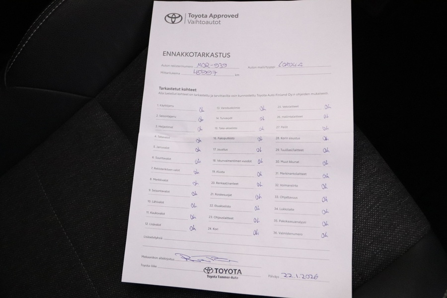 Toyota Corolla vaihtoauto