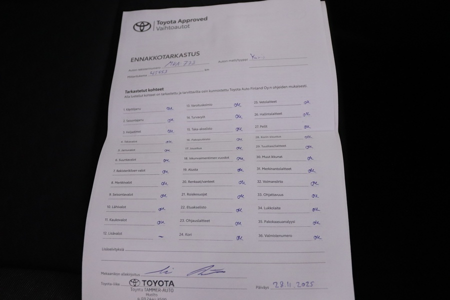 Toyota Yaris vaihtoauto