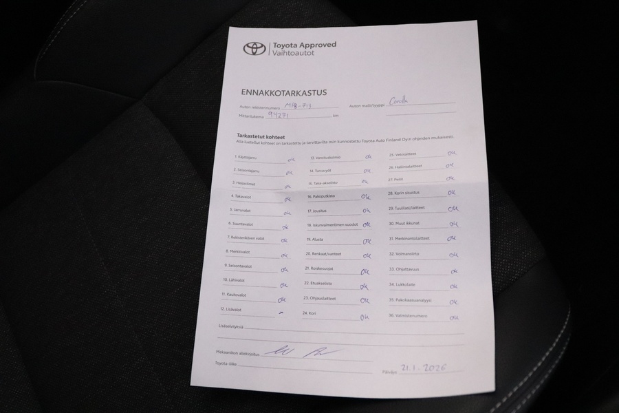 Toyota Corolla vaihtoauto