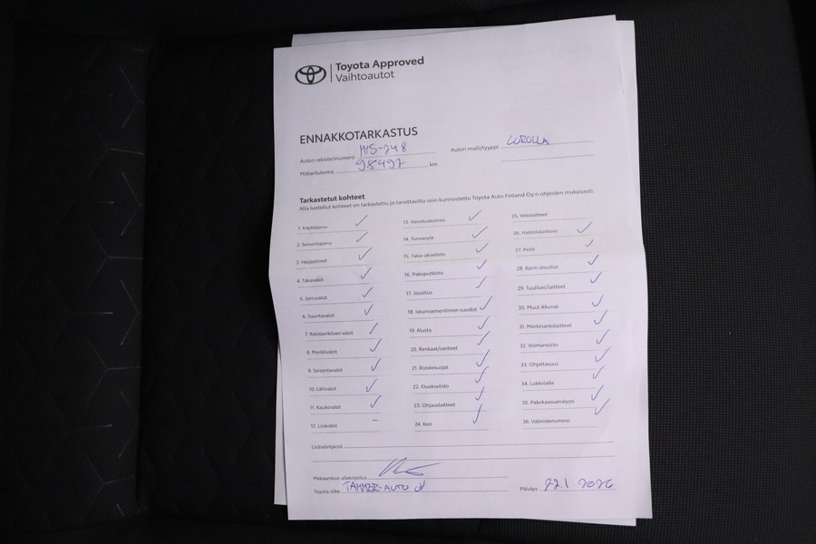 Toyota Corolla vaihtoauto