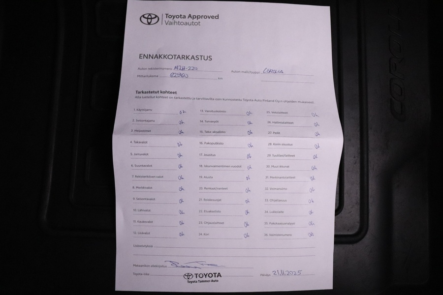 Toyota Corolla vaihtoauto