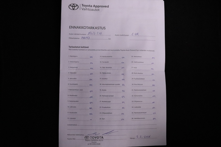 Toyota C-HR vaihtoauto