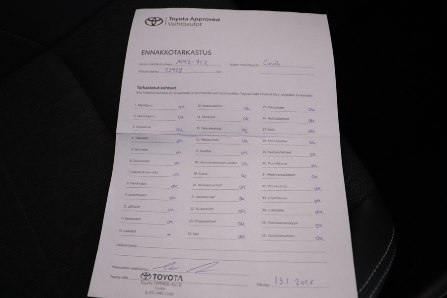 Toyota Corolla vaihtoauto