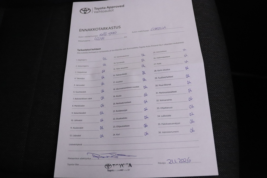 Toyota Corolla vaihtoauto