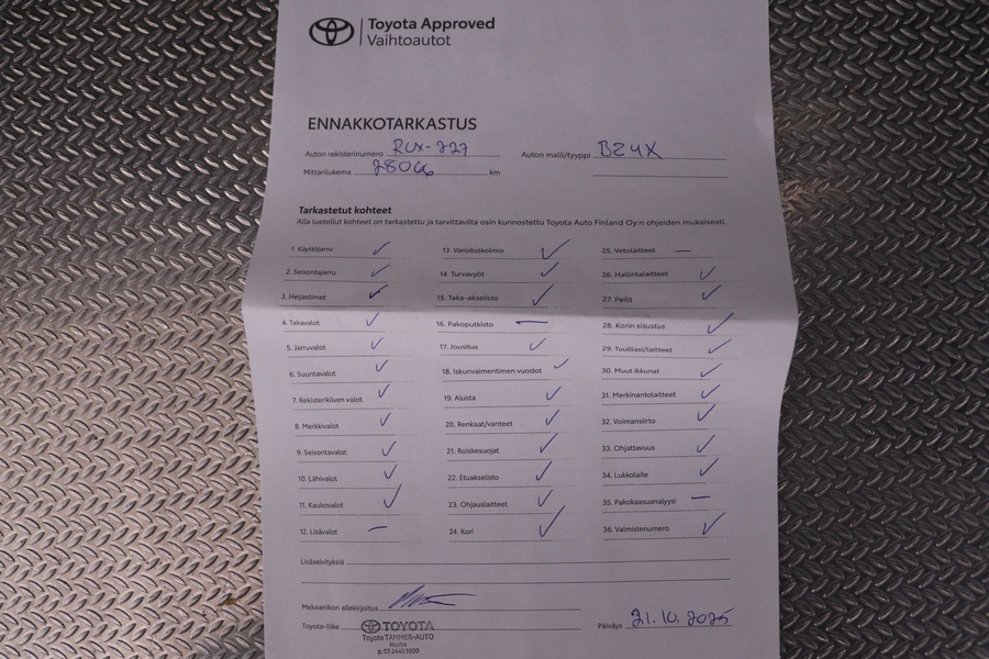 Toyota bZ4X vaihtoauto