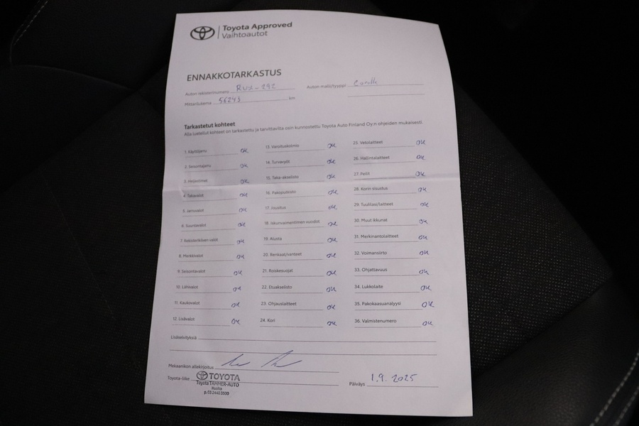 Toyota Corolla vaihtoauto