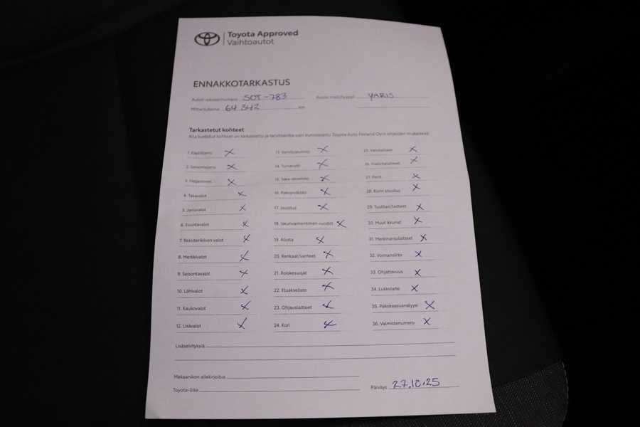 Toyota Yaris vaihtoauto