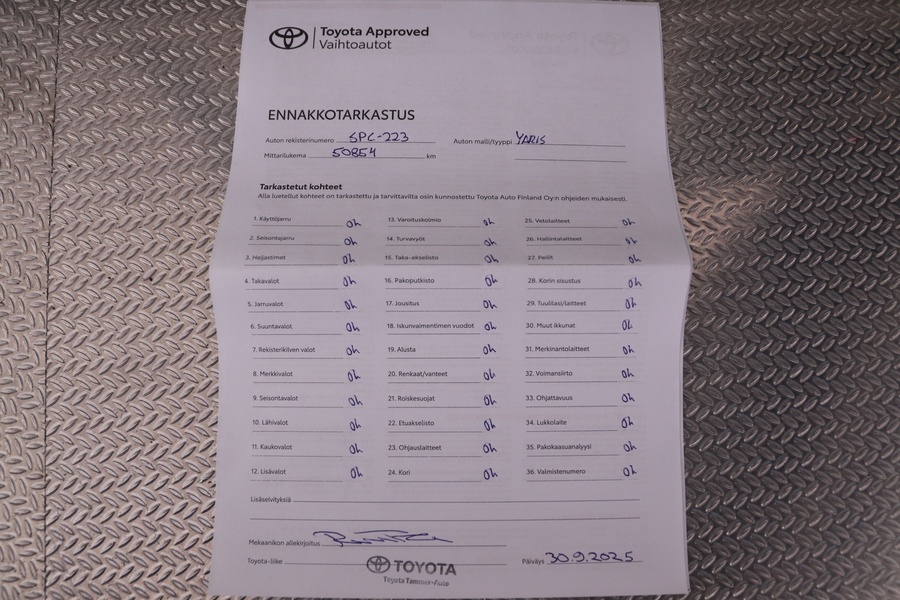 Toyota Yaris vaihtoauto