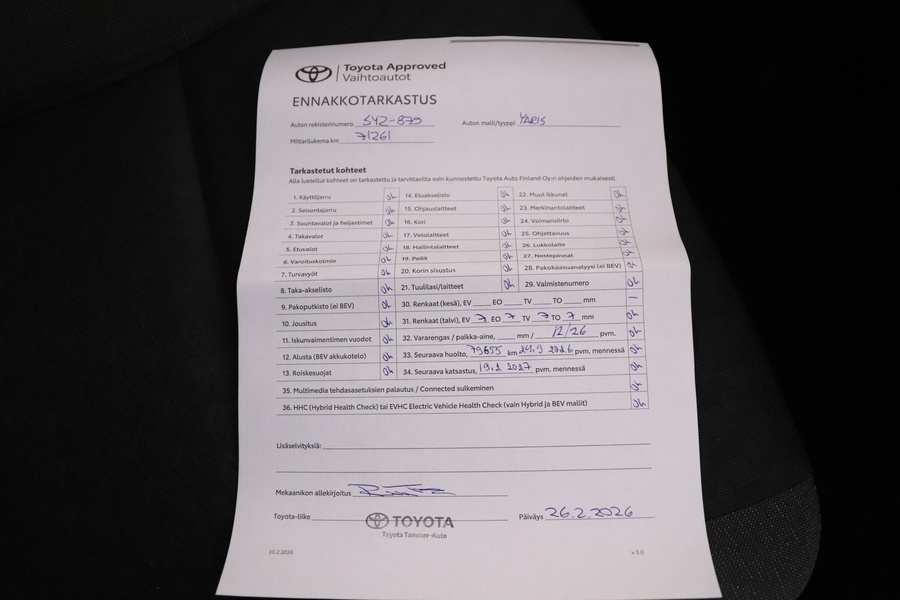 Toyota Yaris vaihtoauto