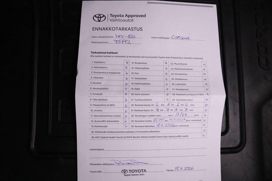 Toyota Corolla vaihtoauto