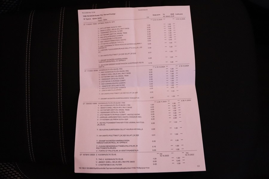 Dacia Duster vaihtoauto