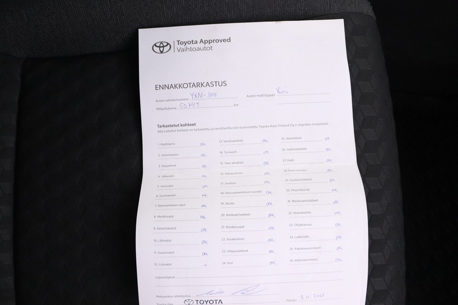 Toyota Yaris vaihtoauto