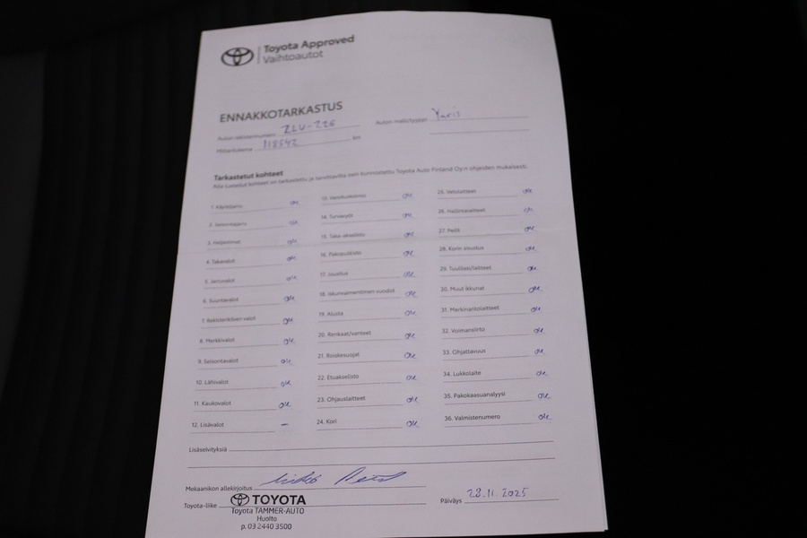 Toyota Yaris vaihtoauto