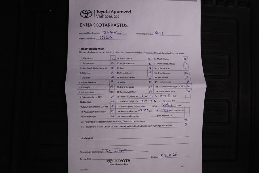 Toyota Yaris vaihtoauto