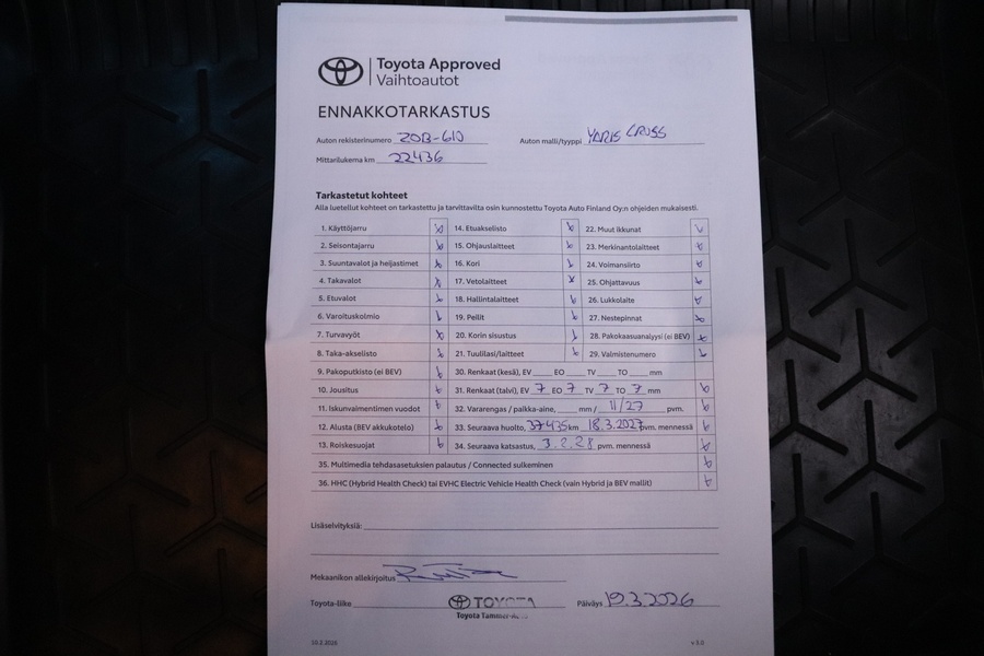 Toyota Yaris Cross vaihtoauto