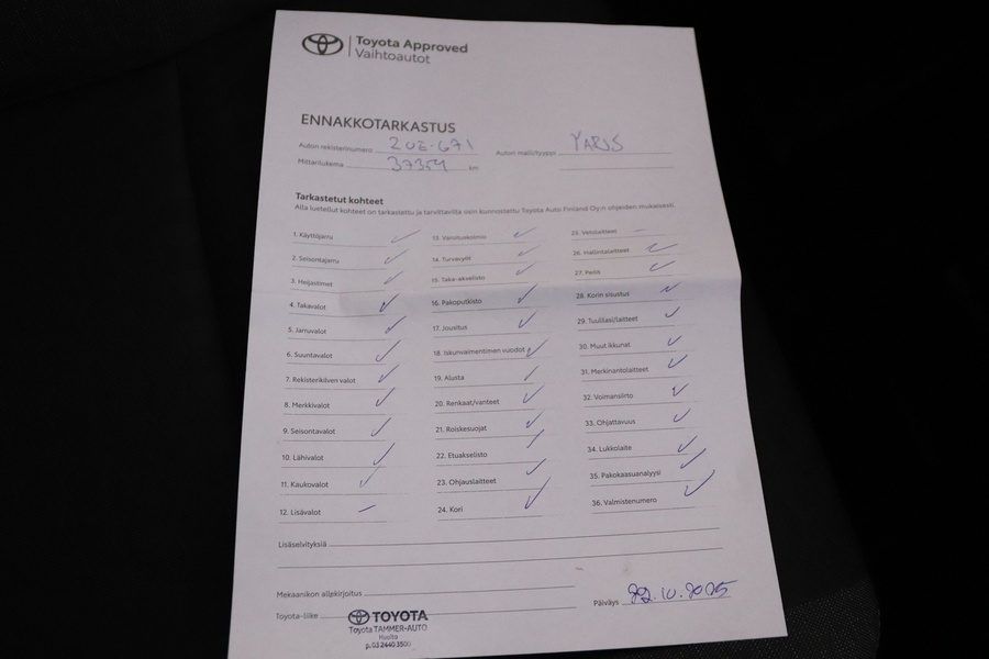 Toyota Yaris vaihtoauto