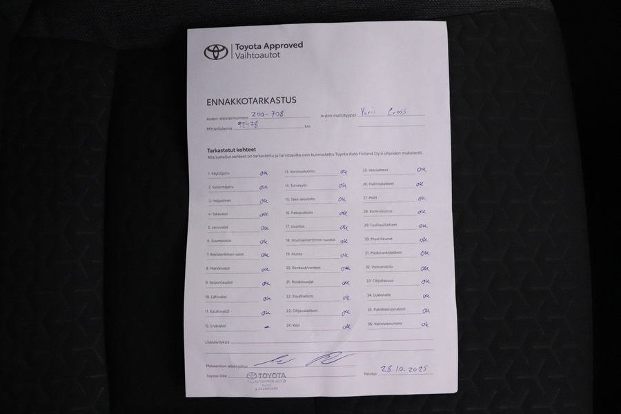 Toyota Yaris Cross vaihtoauto