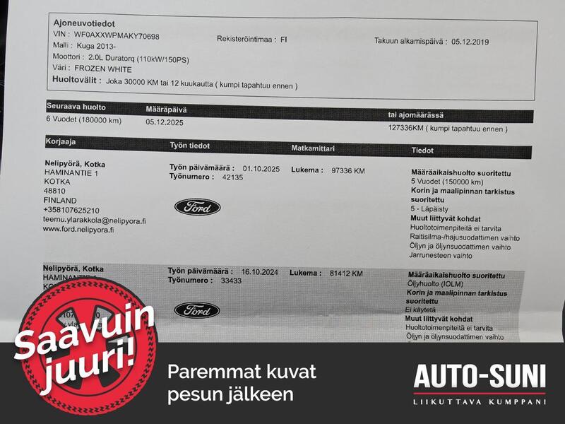 Ford Kuga vaihtoauto