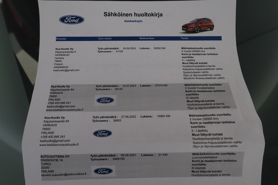 Ford Fiesta vaihtoauto
