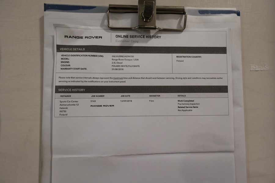 Land Rover Range Rover Evoque vaihtoauto
