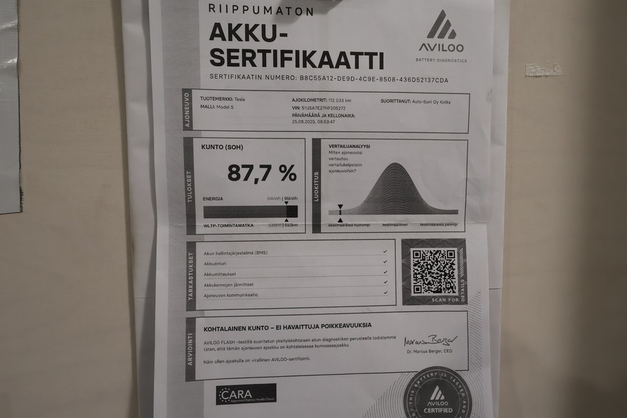 Tesla Model S vaihtoauto