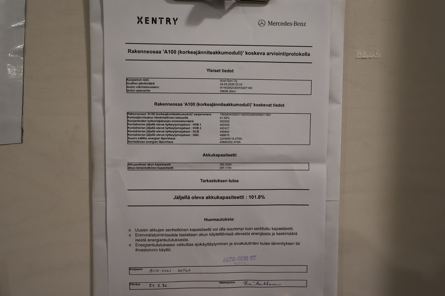 Mercedes-Benz EQE vaihtoauto