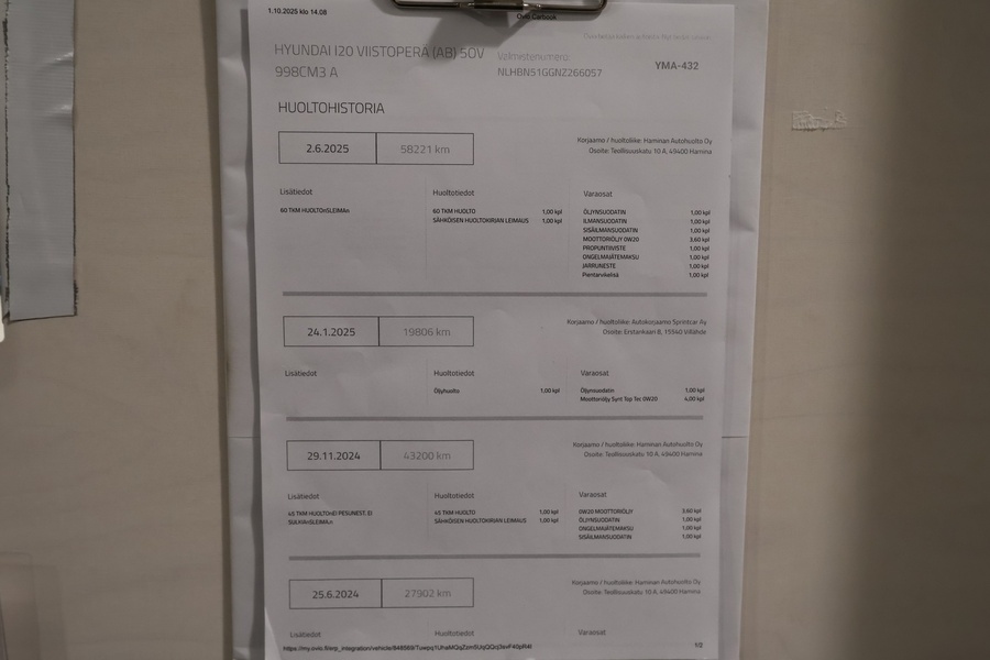 Hyundai i20 Hatchback vaihtoauto