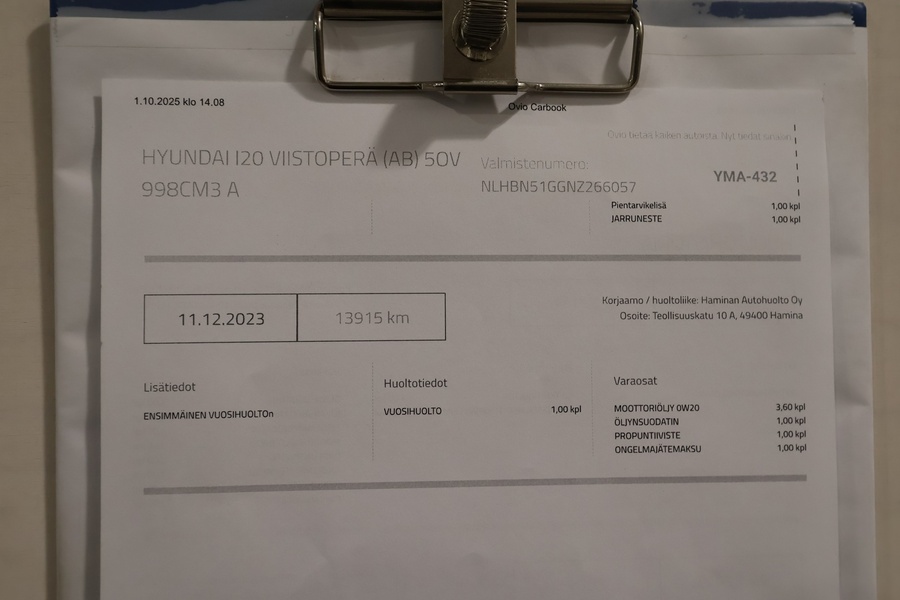 Hyundai i20 Hatchback vaihtoauto