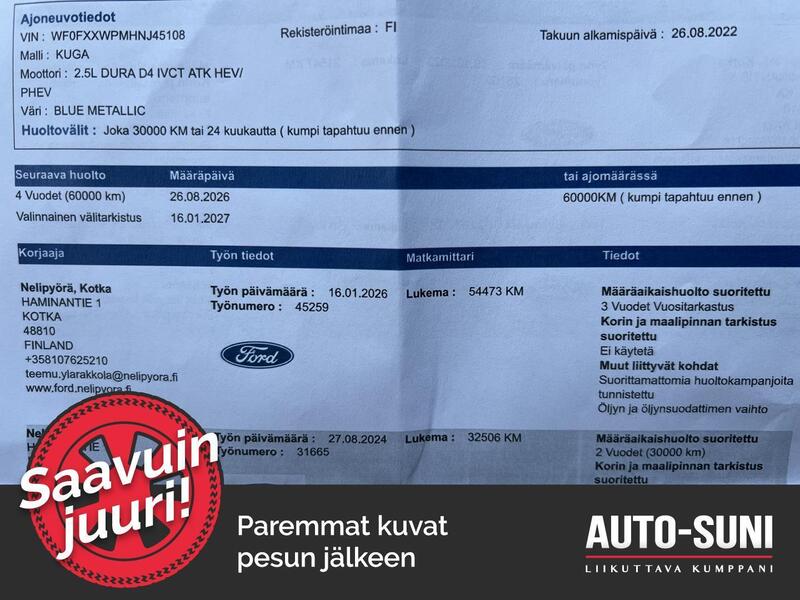 Ford Kuga vaihtoauto