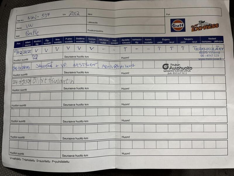 Volkswagen New Beetle vaihtoauto