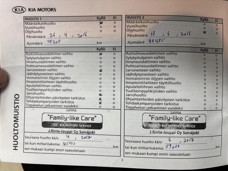 Kia Carens vaihtoauto