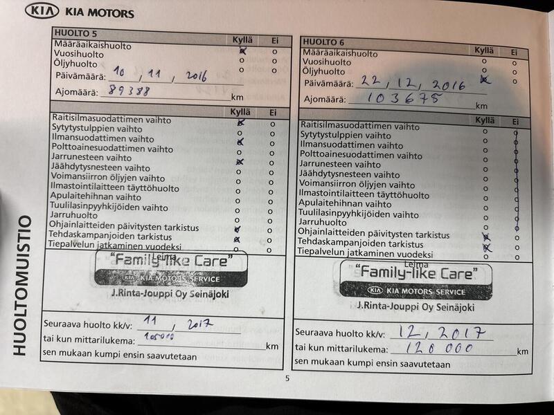 Kia Carens vaihtoauto