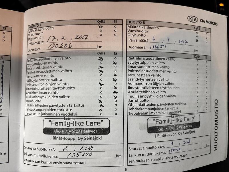 Kia Carens vaihtoauto